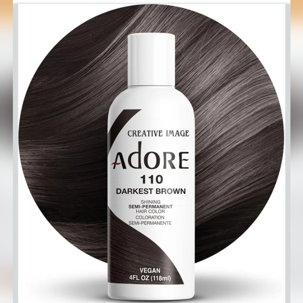 🩷 5/$25 - Adore Darkest Brown Semi-Permanent Hair Color